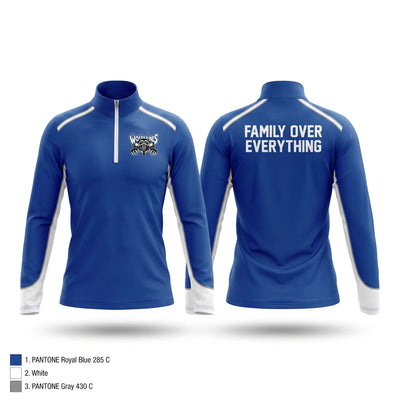 Dunbar Wolverines Quarter Zip Jacket - 1