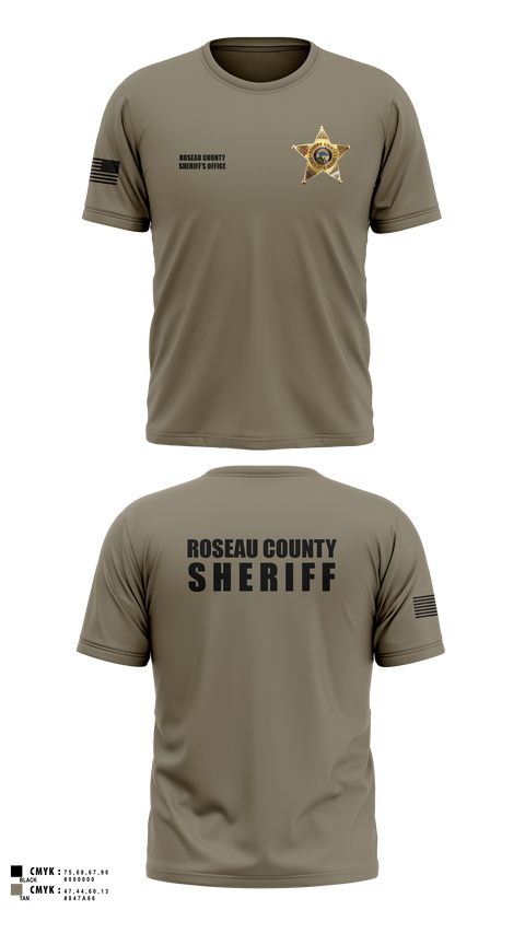 Short Sleeve Performance Shirt, Roseau County Sheriff’s Office, Police, Teamtime, Team time, sublimation, custom sports apparel, team uniforms, spirit wear, spiritwear, sports uniforms, custom shirts, team store, custom team store, fundraiser sports, apparel fundraiser