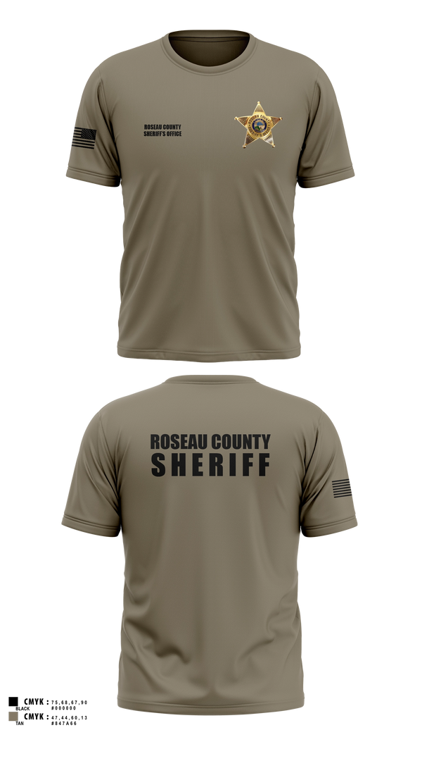 Short Sleeve Performance Shirt, Roseau County Sheriff’s Office, Police, Teamtime, Team time, sublimation, custom sports apparel, team uniforms, spirit wear, spiritwear, sports uniforms, custom shirts, team store, custom team store, fundraiser sports, apparel fundraiser