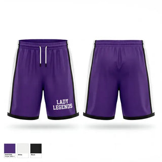 Athletic Shorts With Pockets, Lady Legends, Women's Basketball, Teamtime, Team time, sublimation, custom sports apparel, team uniforms, spirit wear, spiritwear, sports uniforms, custom shirts, team store, custom team store, fundraiser sports, apparel fundraiser