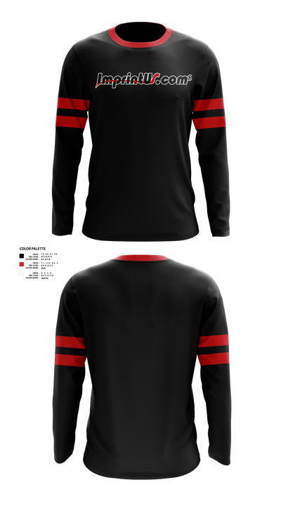 Graphik Wear Inc. Soccer Long Sleeve Performance Shirt 1