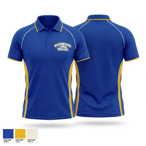 Short Sleeve Performance Polo, Glenburn travel, Men's Basketball, Teamtime, Team time, sublimation, custom sports apparel, team uniforms, spirit wear, spiritwear, sports uniforms, custom shirts, team store, custom team store, fundraiser sports, apparel fundraiser