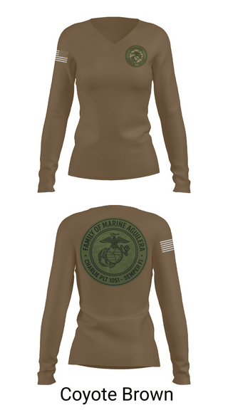 Womens Long Sleeve Vneck Shirt, Charlie PLT 1051, , Teamtime, Team time, sublimation, custom sports apparel, team uniforms, spirit wear, spiritwear, sports uniforms, custom shirts, team store, custom team store, fundraiser sports, apparel fundraiser
