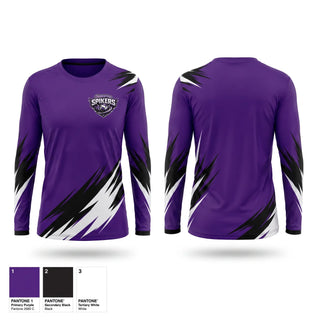 Long Sleeve Performance Shirt, Somerton spikers, Women's Volleyball, Teamtime, Team time, sublimation, custom sports apparel, team uniforms, spirit wear, spiritwear, sports uniforms, custom shirts, team store, custom team store, fundraiser sports, apparel fundraiser