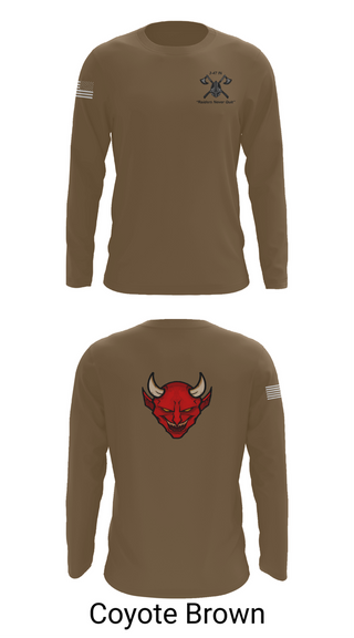 Long Sleeve Performance Shirt, D Co 3-47, , Teamtime, Team time, sublimation, custom sports apparel, team uniforms, spirit wear, spiritwear, sports uniforms, custom shirts, team store, custom team store, fundraiser sports, apparel fundraiser