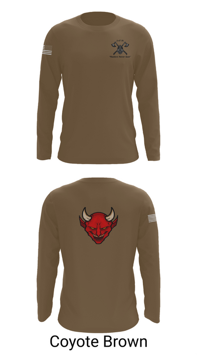 D Co 3-47 75831418 Long Sleeve Performance Shirt 6