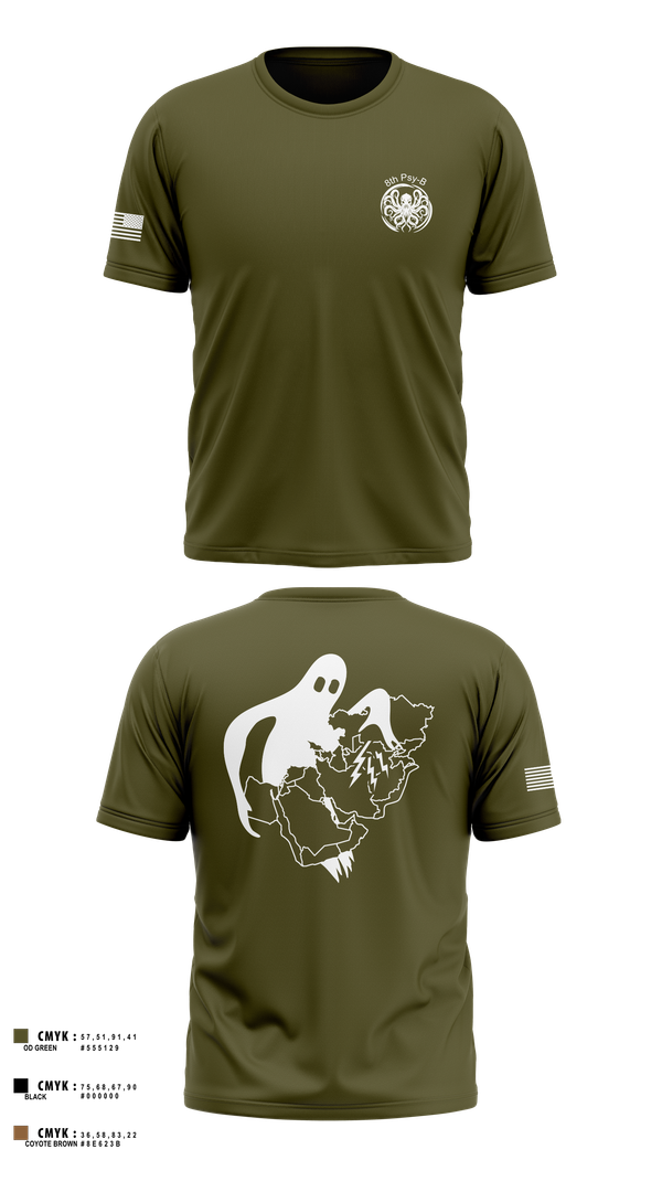 Short Sleeve Performance Shirt, A Co 8th Psy-B, Army, Teamtime, Team time, sublimation, custom sports apparel, team uniforms, spirit wear, spiritwear, sports uniforms, custom shirts, team store, custom team store, fundraiser sports, apparel fundraiser