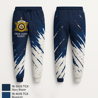 Sweatpants, Creek County Sheriff, Police, Teamtime, Team time, sublimation, custom sports apparel, team uniforms, spirit wear, spiritwear, sports uniforms, custom shirts, team store, custom team store, fundraiser sports, apparel fundraiser