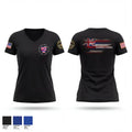 Hawaii Corrections and Rehabilitation 51031460 Women's Short Sleeve V-neck Shirt - 1