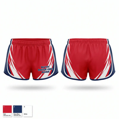 New York American Legion Baseball Women's Shorts - 1