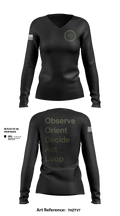OODA LOOP Women's Long Sleeve V-neck Shirt - 1