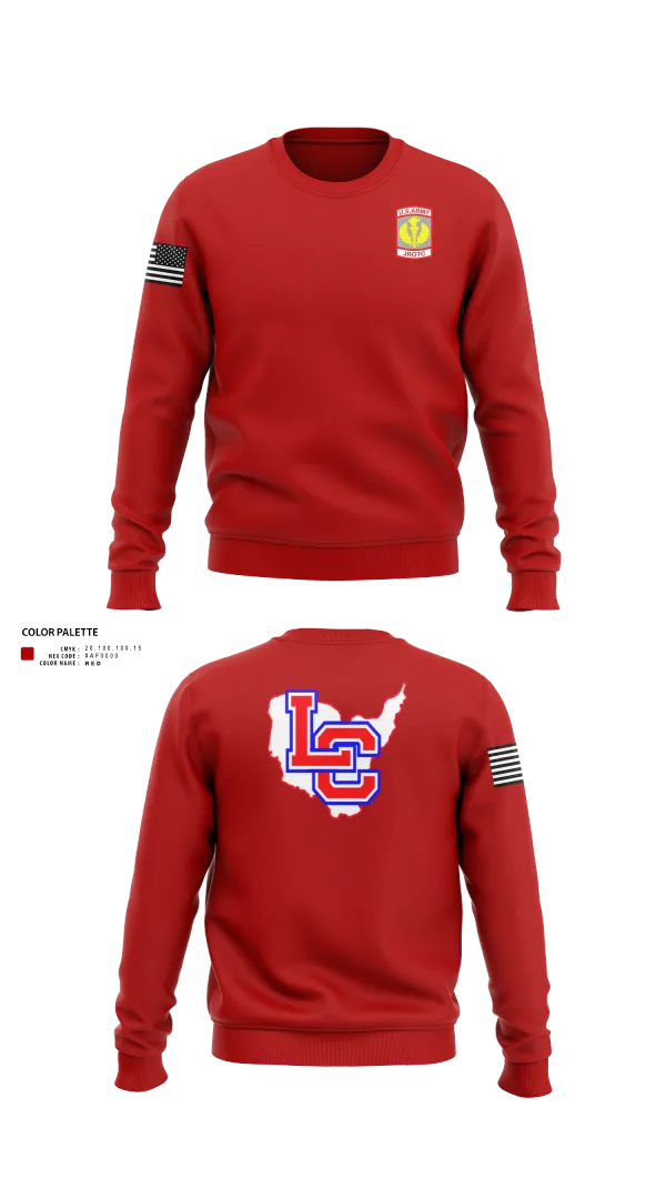 Crew Neck Sweatshirt, Lewis County Lions, , Teamtime, Team time, sublimation, custom sports apparel, team uniforms, spirit wear, spiritwear, sports uniforms, custom shirts, team store, custom team store, fundraiser sports, apparel fundraiser
