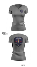 Morgantown Police Department 83325246 Women's Short Sleeve V-neck Shirt - 102