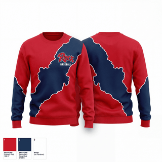 Crew Neck Sweatshirt, Rockcastle County High School Baseball, Baseball, Teamtime, Team time, sublimation, custom sports apparel, team uniforms, spirit wear, spiritwear, sports uniforms, custom shirts, team store, custom team store, fundraiser sports, apparel fundraiser