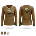 Golden bear archery 68416373 Women's Long Sleeve V-neck Shirt - 1