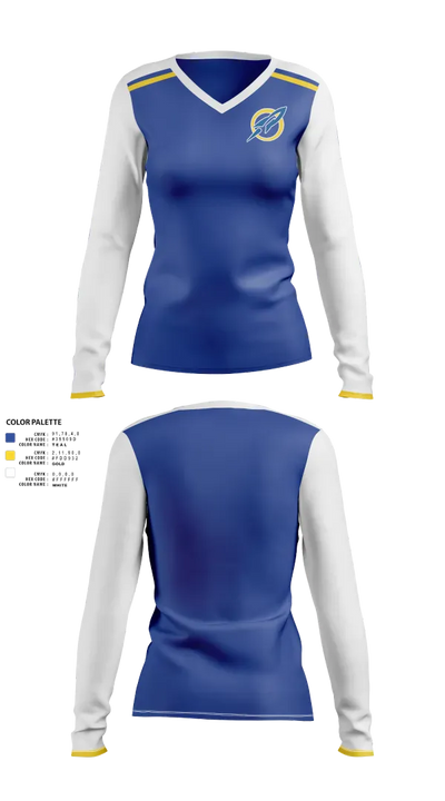 Streetsboro High School Softball 59578950 Women's Long Sleeve V-neck Shirt - 21