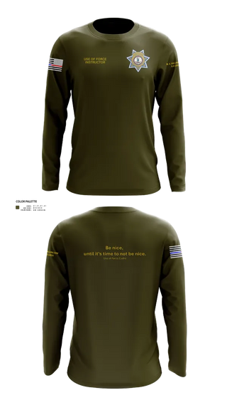 Long Sleeve Performance Shirt, Stafford County Fire Marshal's Office, Police, Teamtime, Team time, sublimation, custom sports apparel, team uniforms, spirit wear, spiritwear, sports uniforms, custom shirts, team store, custom team store, fundraiser sports, apparel fundraiser