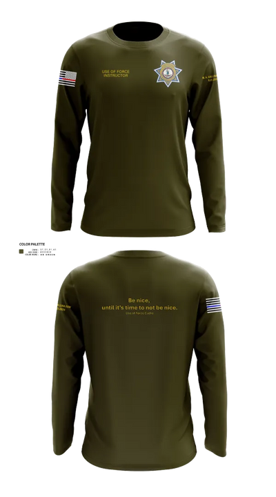 VFMA Use of Force Long Sleeve Performance Shirt 501