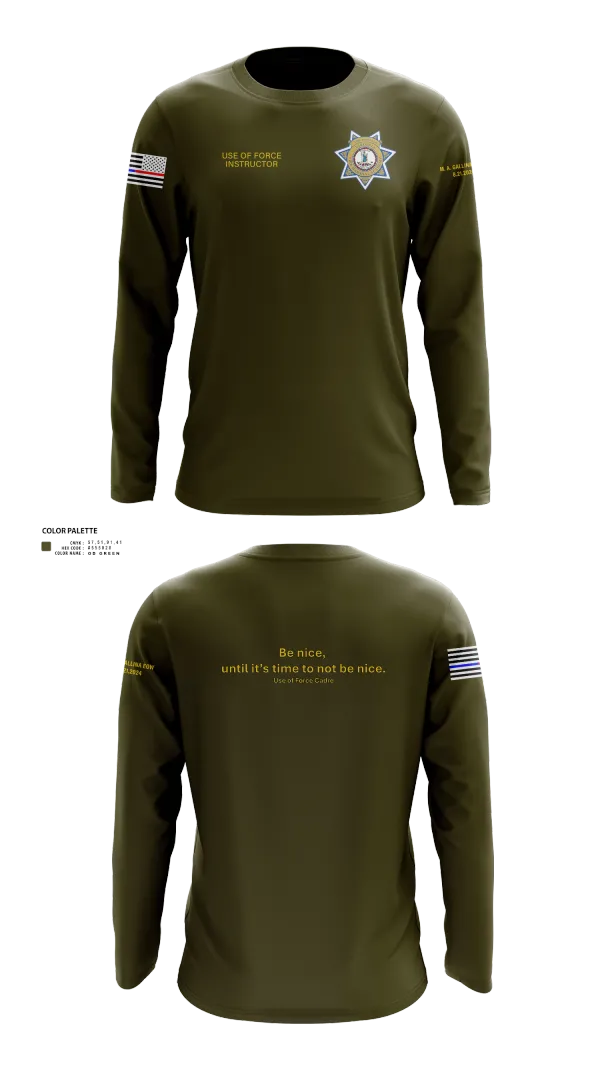 Long Sleeve Performance Shirt, Stafford County Fire Marshal's Office, Police, Teamtime, Team time, sublimation, custom sports apparel, team uniforms, spirit wear, spiritwear, sports uniforms, custom shirts, team store, custom team store, fundraiser sports, apparel fundraiser
