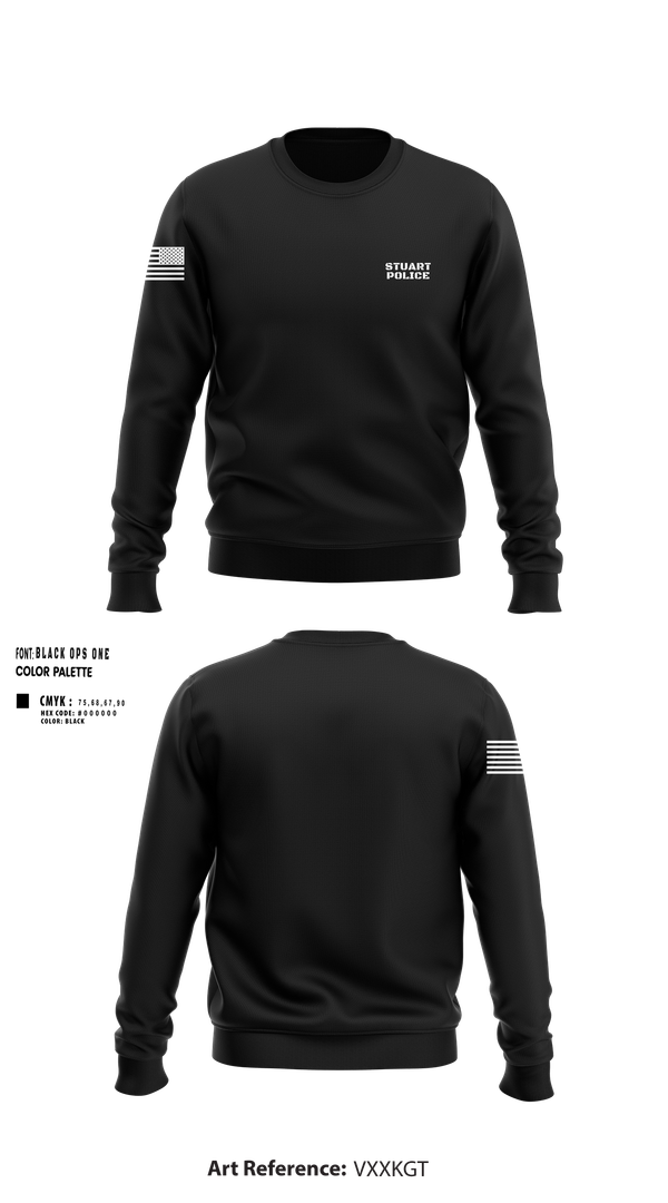 Crew Neck Sweatshirt, Stuart Police, Women's Volleyball, Teamtime, Team time, sublimation, custom sports apparel, team uniforms, spirit wear, spiritwear, sports uniforms, custom shirts, team store, custom team store, fundraiser sports, apparel fundraiser
