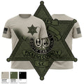 PICKENS COUNTY SHERIFF'S OFFICE SRO Old School Cotton Feel Shirt - 1