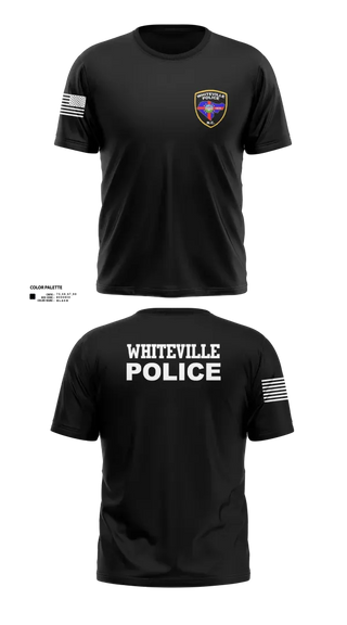 Short Sleeve Performance Shirt, Whiteville Police Department, Police, Teamtime, Team time, sublimation, custom sports apparel, team uniforms, spirit wear, spiritwear, sports uniforms, custom shirts, team store, custom team store, fundraiser sports, apparel fundraiser