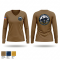 CVN75 Media 32365705 Women's Long Sleeve V-neck Shirt - 3