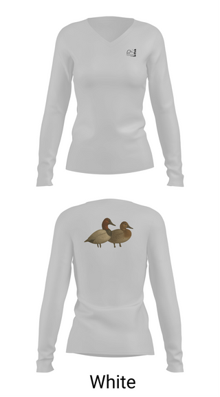 Womens Long Sleeve Vneck Shirt, Ducks Unlimited, , Teamtime, Team time, sublimation, custom sports apparel, team uniforms, spirit wear, spiritwear, sports uniforms, custom shirts, team store, custom team store, fundraiser sports, apparel fundraiser
