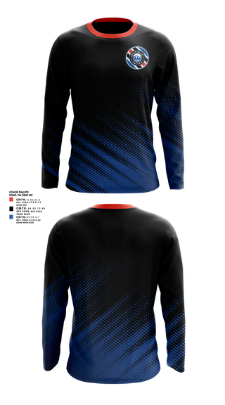 Long Sleeve Performance Shirt, South Valley United, Men's Soccer, Teamtime, Team time, sublimation, custom sports apparel, team uniforms, spirit wear, spiritwear, sports uniforms, custom shirts, team store, custom team store, fundraiser sports, apparel fundraiser