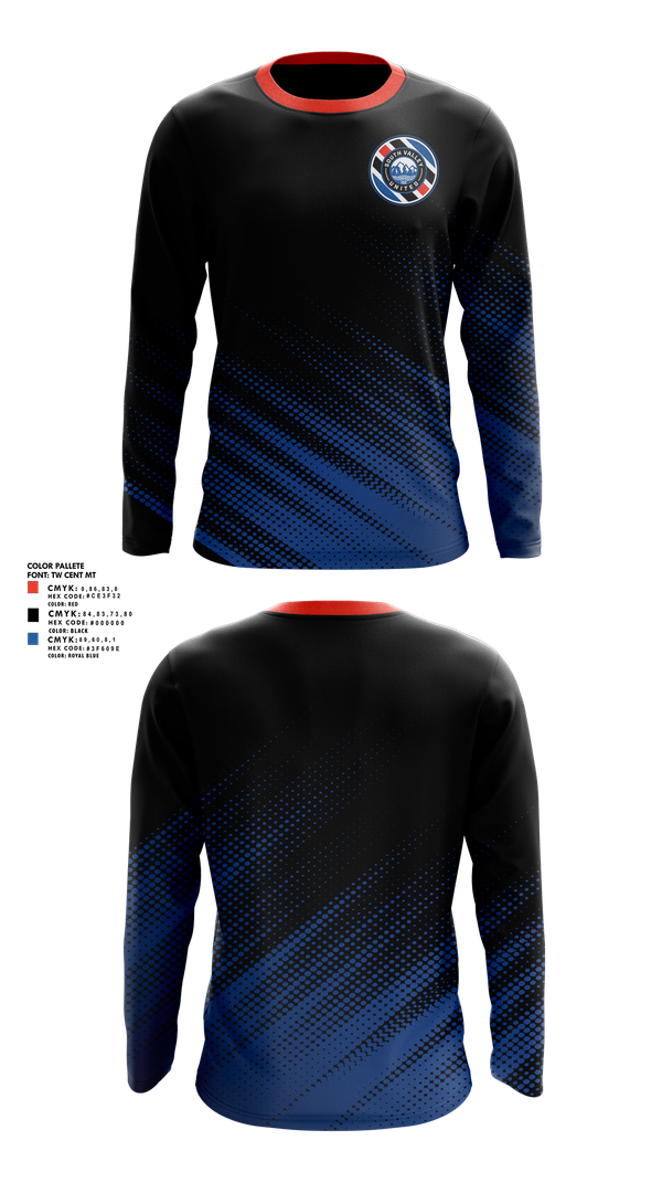 Long Sleeve Performance Shirt, South Valley United, Men's Soccer, Teamtime, Team time, sublimation, custom sports apparel, team uniforms, spirit wear, spiritwear, sports uniforms, custom shirts, team store, custom team store, fundraiser sports, apparel fundraiser