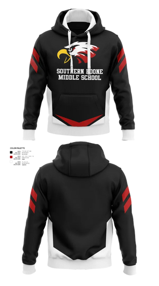 Hoodie, Southern Boone Middle School Volleyball, Women's Volleyball, Teamtime, Team time, sublimation, custom sports apparel, team uniforms, spirit wear, spiritwear, sports uniforms, custom shirts, team store, custom team store, fundraiser sports, apparel fundraiser