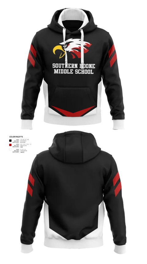 Hoodie, Southern Boone Middle School Volleyball, Women's Volleyball, Teamtime, Team time, sublimation, custom sports apparel, team uniforms, spirit wear, spiritwear, sports uniforms, custom shirts, team store, custom team store, fundraiser sports, apparel fundraiser