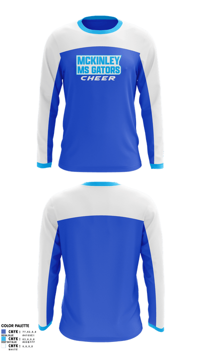 McKinley MS Gators 81813445 Long Sleeve Performance Shirt 1
