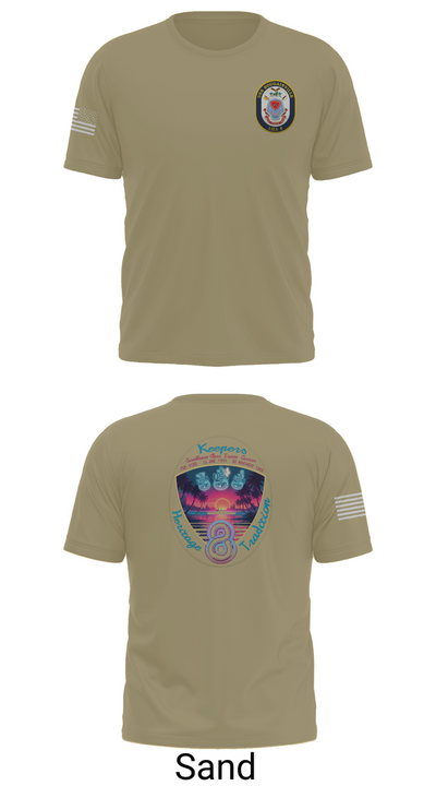 USS Bougainville CPO 89131174 Short Sleeve Performance Shirt - 91