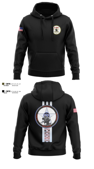 Hoodie, D-Day Ohio, Inc, , Teamtime, Team time, sublimation, custom sports apparel, team uniforms, spirit wear, spiritwear, sports uniforms, custom shirts, team store, custom team store, fundraiser sports, apparel fundraiser