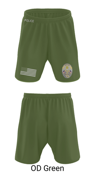 Athletic Shorts With Pockets, Miami Police Department, Police, Teamtime, Team time, sublimation, custom sports apparel, team uniforms, spirit wear, spiritwear, sports uniforms, custom shirts, team store, custom team store, fundraiser sports, apparel fundraiser