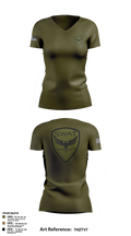 SWAT 89423613 Women's Short Sleeve V-neck Shirt - 1