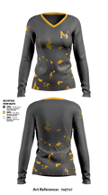 Maryvale Women's Long Sleeve V-neck Shirt - 1