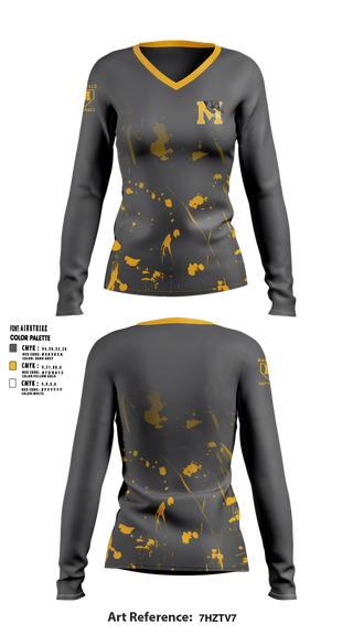 Womens Long Sleeve Vneck Shirt, Maryvale, Softball, Teamtime, Team time, sublimation, custom sports apparel, team uniforms, spirit wear, spiritwear, sports uniforms, custom shirts, team store, custom team store, fundraiser sports, apparel fundraiser