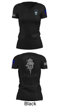 95th cbrn 3rd plt Women's Short Sleeve V-neck Shirt - 28