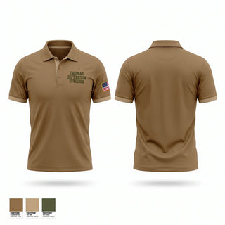 Short Sleeve Performance Polo, Thomas Jefferson Division, Navy, Teamtime, Team time, sublimation, custom sports apparel, team uniforms, spirit wear, spiritwear, sports uniforms, custom shirts, team store, custom team store, fundraiser sports, apparel fundraiser