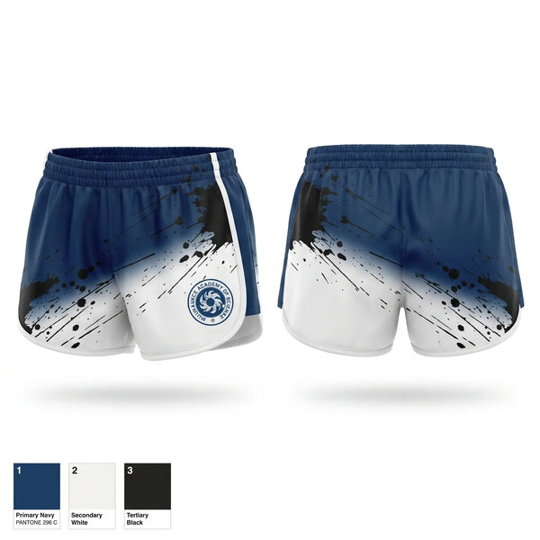 Womens Shorts, Novas Track, Track & Field, Teamtime, Team time, sublimation, custom sports apparel, team uniforms, spirit wear, spiritwear, sports uniforms, custom shirts, team store, custom team store, fundraiser sports, apparel fundraiser