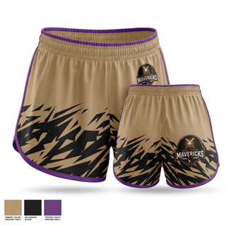 Womens Shorts, West Texas Mavericks, Baseball, Teamtime, Team time, sublimation, custom sports apparel, team uniforms, spirit wear, spiritwear, sports uniforms, custom shirts, team store, custom team store, fundraiser sports, apparel fundraiser