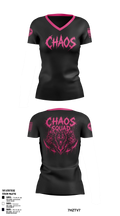 Chaos squad Women's Short Sleeve V-neck Shirt - 5