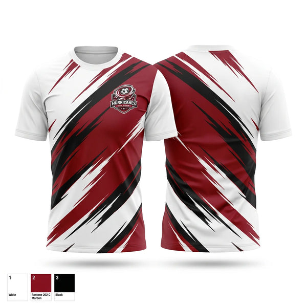 Mens Soccer Jersey, Hurricanes, Men's Soccer, Teamtime, Team time, sublimation, custom sports apparel, team uniforms, spirit wear, spiritwear, sports uniforms, custom shirts, team store, custom team store, fundraiser sports, apparel fundraiser