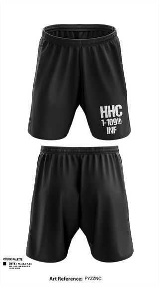 Athletic Shorts With Pockets, HHC 1/109th INF, Army, Teamtime, Team time, sublimation, custom sports apparel, team uniforms, spirit wear, spiritwear, sports uniforms, custom shirts, team store, custom team store, fundraiser sports, apparel fundraiser