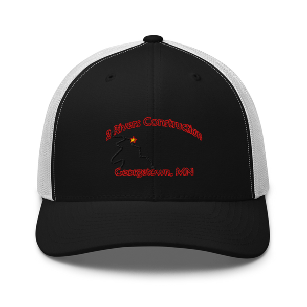 2 Rivers Construction 34736073 Retro Trucker Hat | Yupoong 6606