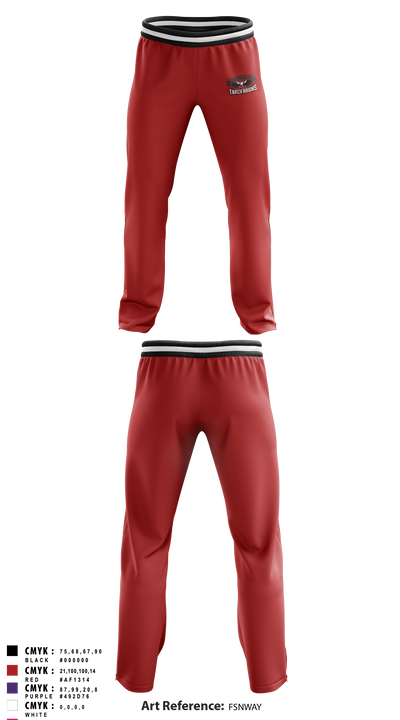 Carolina Track Hawks Sweatpants - 2
