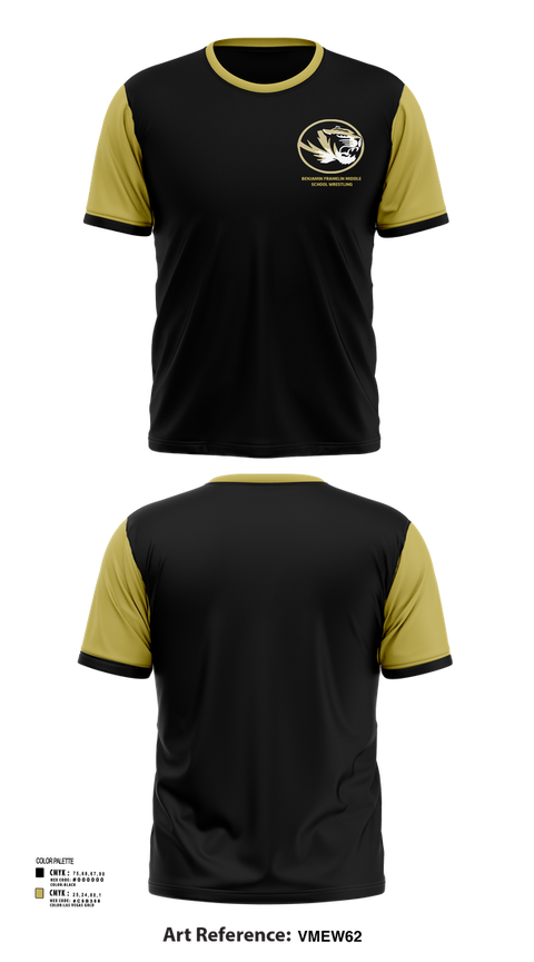 Short Sleeve Performance Shirt, Benjamin Franklin Middle School Wrestling, Wrestling, Teamtime, Team time, sublimation, custom sports apparel, team uniforms, spirit wear, spiritwear, sports uniforms, custom shirts, team store, custom team store, fundraiser sports, apparel fundraiser