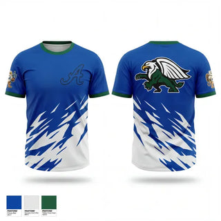 Old School Cotton Feel Shirt, The Academy Cheer, Cheer, Teamtime, Team time, sublimation, custom sports apparel, team uniforms, spirit wear, spiritwear, sports uniforms, custom shirts, team store, custom team store, fundraiser sports, apparel fundraiser